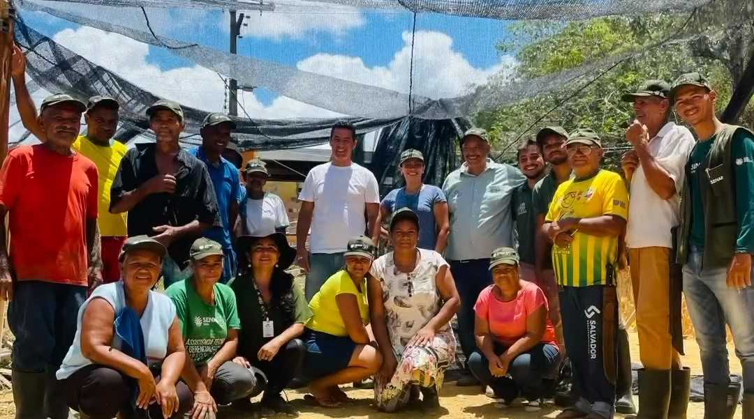 Camacã: Prefeitura de Camacã e SENAR implanta viveiro de mudas de cacau na Associação Comunitária Entre Rios